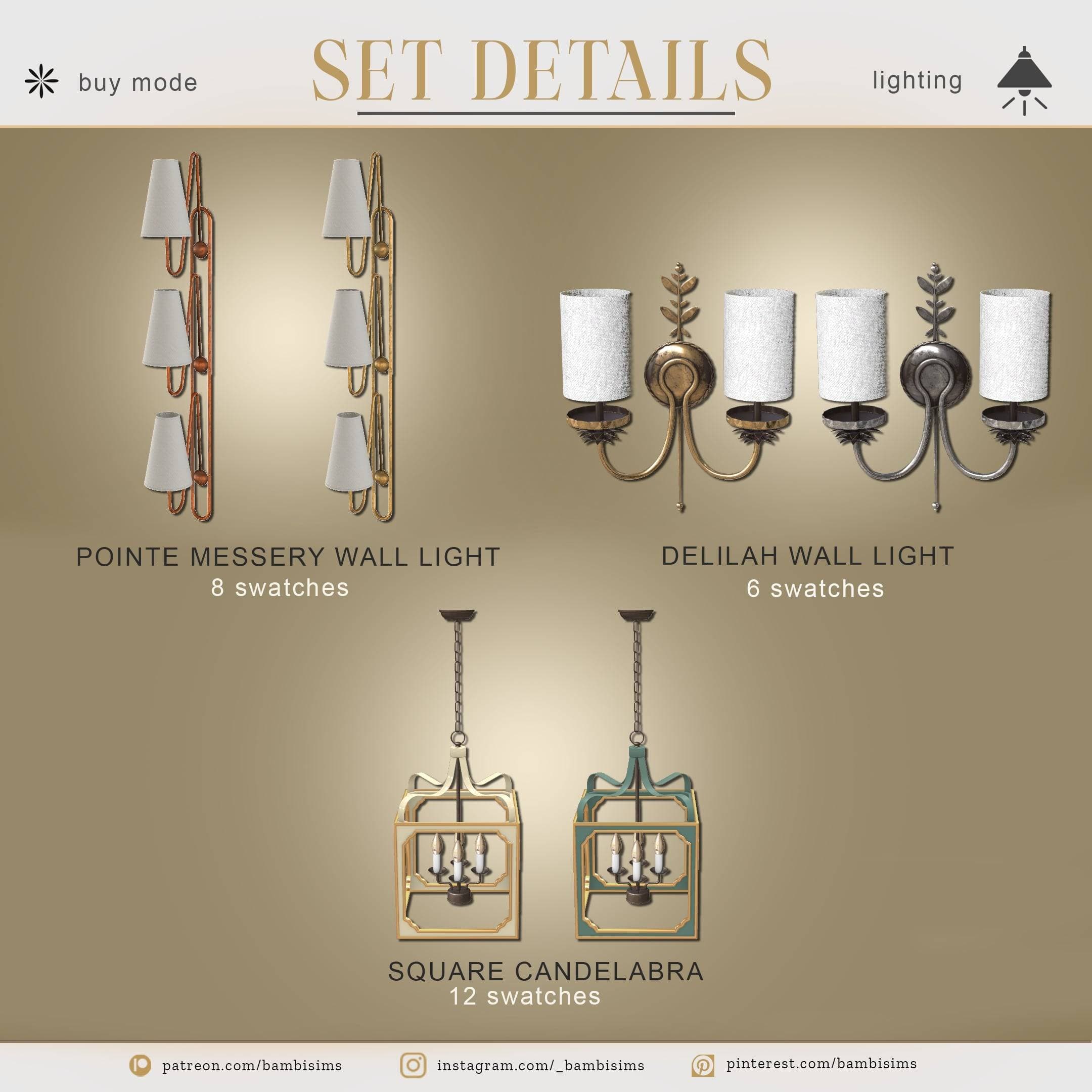 Галерея мода Коллекция светильников Soma Lights Collection Vol.2 #2